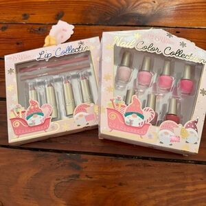 Frosted & Merry Lip Collection and Nail Collection Gift Sets NWT